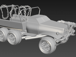 trapper twisted metal 3D 模型