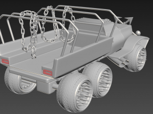 trapper twisted metal 3D 模型