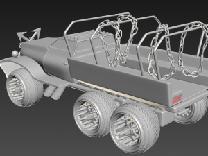 trapper twisted metal 3D 模型
