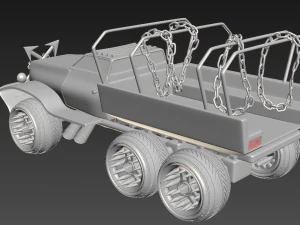 trapper twisted metal 3D Model