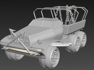 trapper twisted metal 3D 模型