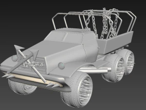 trapper twisted metal 3D Model