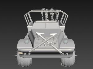 trapper twisted metal 3D 模型