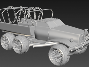 trapper twisted metal 3D 模型