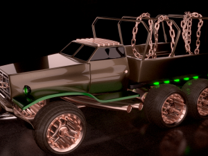 trapper twisted metal 3D 模型