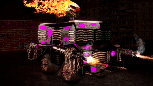darktooth twisted metal Modelo 3D .c4d .max .obj .3ds .fbx .stl .blend 