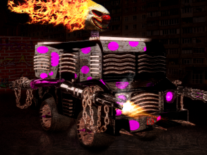 darktooth twisted metal Modelo 3D