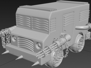 darktooth twisted metal Modelo 3D