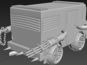 darktooth twisted metal Modelo 3D