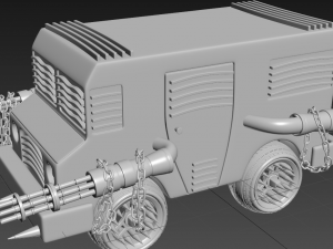darktooth twisted metal Modelo 3D