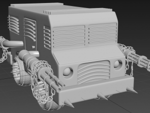 darktooth twisted metal Modelo 3D