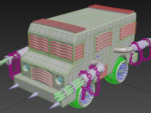 darktooth twisted metal Modelo 3D