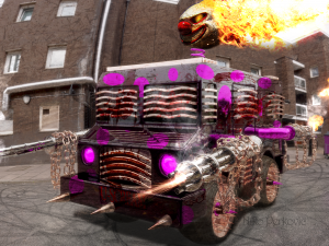 twisted metal vehicles big pack of 4 3D 模型
