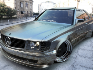 mercedes sec ultra wide stance Modelo 3D