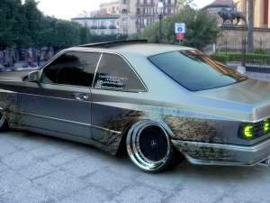 mercedes sec ultra wide stance Modelo 3D
