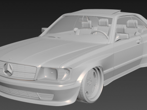 mercedes sec ultra wide stance Modelo 3D