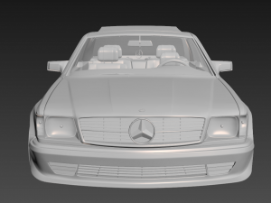 mercedes sec ultra wide stance Modelo 3D