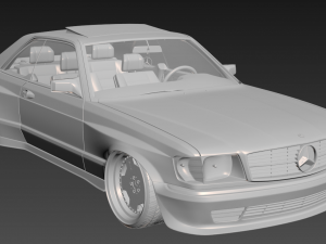 mercedes sec ultra wide stance Modelo 3D