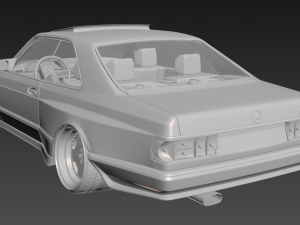 mercedes sec ultra wide stance Modelo 3D