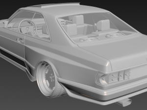 mercedes sec ultra wide stance Modelo 3D