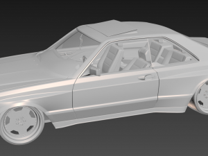 mercedes sec ultra wide stance Modelo 3D