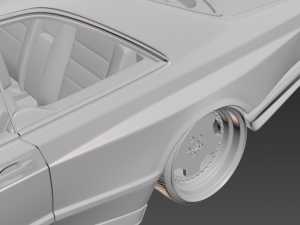 mercedes sec ultra wide stance Modelo 3D