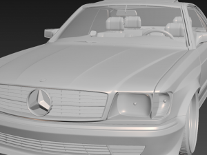 mercedes sec ultra wide stance Modelo 3D