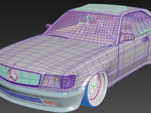 mercedes sec ultra wide stance Modelo 3D
