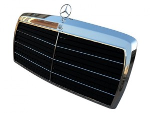 mercedes w124 201 126 mask Modelo 3D