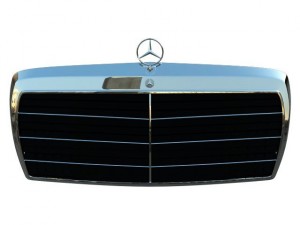 mercedes w124 201 126 mask Modelo 3D
