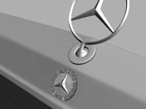 mercedes w124 201 126 mask 3D Model