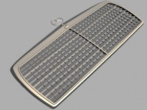mercedes w124 201 126 mask Modelo 3D