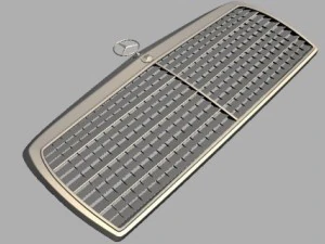 mercedes w124 201 126 mask 3D Model