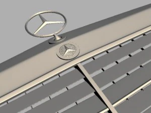 mercedes w124 201 126 mask 3D Model