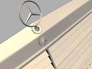 mercedes w124 201 126 mask 3D Model