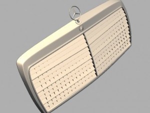 mercedes w124 201 126 mask Modelo 3D