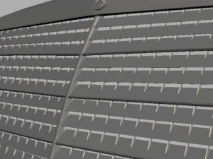 mercedes w124 201 126 mask Modelo 3D