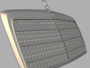 mercedes w124 201 126 mask Modelo 3D