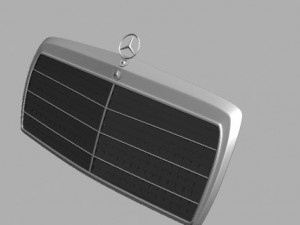 mercedes w124 201 126 mask Modelo 3D