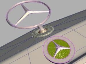 mercedes w124 201 126 mask 3D Model