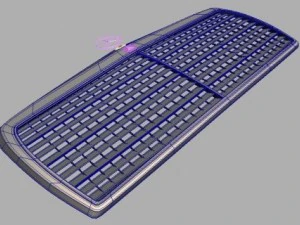 mercedes w124 201 126 mask 3D Model