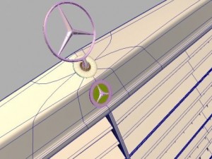 mercedes w124 201 126 mask Modelo 3D