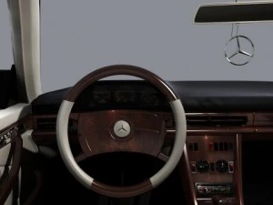 mercedes 126 sec amg widebody 3D Model