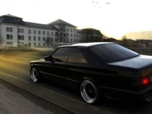mercedes 126 sec amg widebody 3D Model