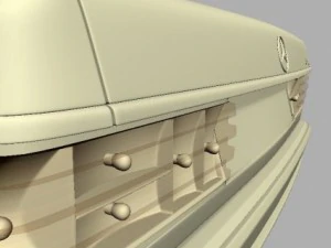 mercedes 126 sec amg widebody 3D Model