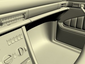 mercedes 126 sec amg widebody Modelo 3D