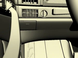mercedes 126 sec amg widebody 3D Model