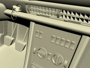mercedes 126 sec amg widebody 3D Model