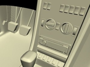 mercedes 126 sec amg widebody Modelo 3D