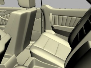 mercedes 126 sec amg widebody Modelo 3D